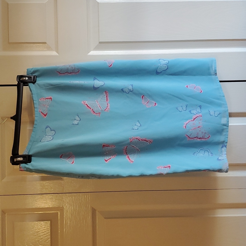Blue Vintage Express Skirt, size 7/8